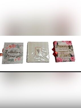 3 Three Photo Albums Memories Of The Heart Life Picture Albums Bows Kids Family